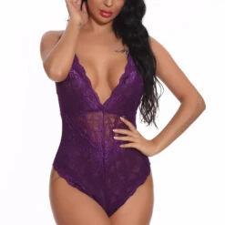 3WISHES Lingerie Lacy V-Cut Teddy 30 3WISHES Lingerie Lacy V-Cut Teddy