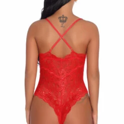 3WISHES Lingerie Lacy V-Cut Teddy 24 3WISHES Lingerie Lacy V-Cut Teddy