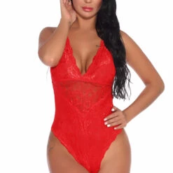 3WISHES Lingerie Lacy V-Cut Teddy 25 3WISHES Lingerie Lacy V-Cut Teddy