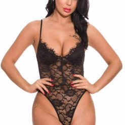 3WISHES Cheeky Lace Lingerie Teddy