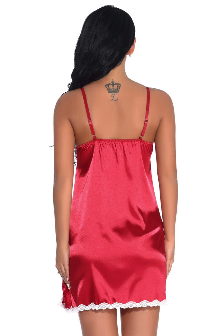 3WISHES Lovely Lace And Satin Chemise 4 3WISHES Lovely Lace And Satin Chemise