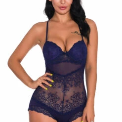 3WISHES Racy Retro Lace Teddy 16 3WISHES Racy Retro Lace Teddy