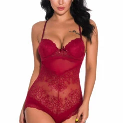 3WISHES Racy Retro Lace Teddy 25 3WISHES Racy Retro Lace Teddy