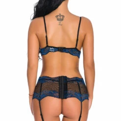 3WISHES Cutesy Contrast Lace Bra Set Bra Sets 35 3WISHES Cutesy Contrast Lace Bra Set Bra Sets