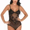 3WISHES Lingerie Lacy Inset Teddy
