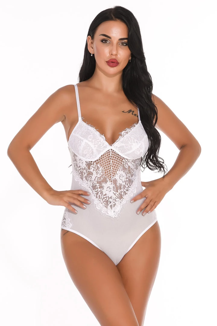 3WISHES Lingerie Lacy Inset Teddy 5 3WISHES Lingerie Lacy Inset Teddy