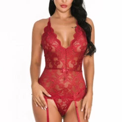 3WISHES Lingerie Goddess Garter Cami