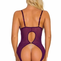 3WISHES Cupless Cutie Teddy Lingerie