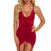 3WISHES Ga Ga Gorgeous Garter Chemise Chemise Lingerie