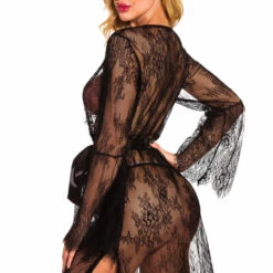 3WISHES Romantic Eyelash Lace Chemise Lingerie