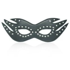 3WISHES Faux Leather Cat Eye Mask Accessories
