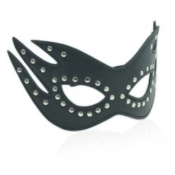3WISHES Faux Leather Cat Eye Mask Accessories
