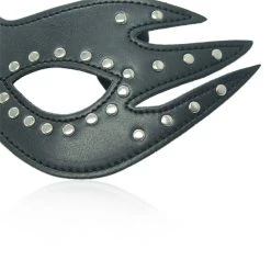 3WISHES Faux Leather Cat Eye Mask Accessories