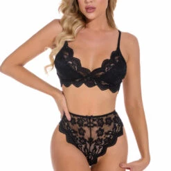 3WISHES Lingerie Lucky Lace Demi Bra And Panty 18 3WISHES Lingerie Lucky Lace Demi Bra And Panty