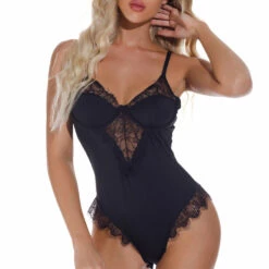 3WISHES Lingerie Lucky Lace Trim Teddy 31 3WISHES Lingerie Lucky Lace Trim Teddy