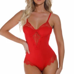 3WISHES Lingerie Lucky Lace Trim Teddy