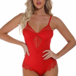 3WISHES Lingerie Lucky Lace Trim Teddy 29 3WISHES Lingerie Lucky Lace Trim Teddy