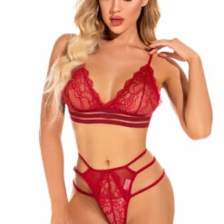 3WISHES Lingerie Sultry Strappy Bra Set 26 3WISHES Lingerie Sultry Strappy Bra Set