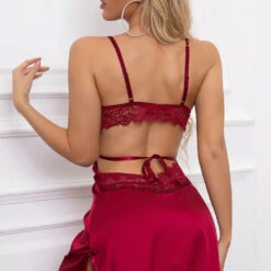 3WISHES Slinky Satin Chemise 10 3WISHES Slinky Satin Chemise