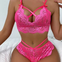 3WISHES Lacy Bralette Set