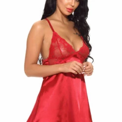 3WISHES Sultry Satin Chemise
