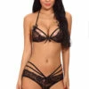 3WISHES Lingerie Racy And Lacy Bra And Panty Set