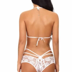 3WISHES Lingerie Racy And Lacy Bra And Panty Set
