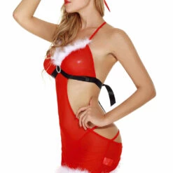 3WISHES Surprise Me Santa Chemise Lingerie
