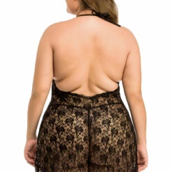 3Wishes Plus Size Daisy Lace Chemise 14 3Wishes Plus Size Daisy Lace Chemise