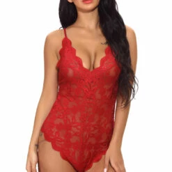 3WISHES Floral Scalloped Teddy