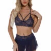 3WISHES Skirted Lingerie Set