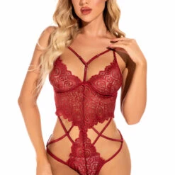 3WISHES Lingerie Totally Tempting Strappy Teddy 22 3WISHES Lingerie Totally Tempting Strappy Teddy