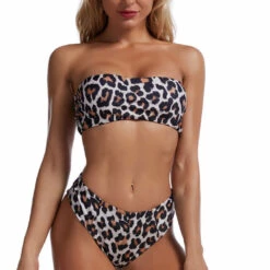 3WISHES Fierce Leopard Bikini Sexy Swimwear
