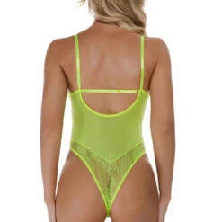 3WISHES Teddy Lingerie Romantic Rose Lace Teddy