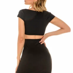 3Wishes Cap Sleeve Mini Dress