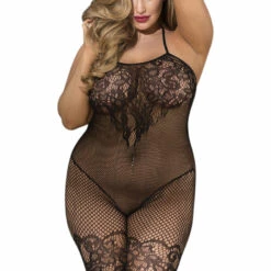 Shirley Of Hollywood Lingerie Love At Dawn Crotchless Body Stocking