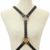 Funk Plus Lingerie Double Pentagram Leather Harness