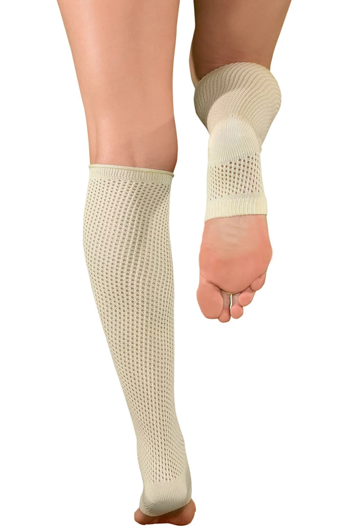 LO Brands Ivory Dance Style Textured Leg Warmers 2 LO Brands Ivory Dance Style Textured Leg Warmers