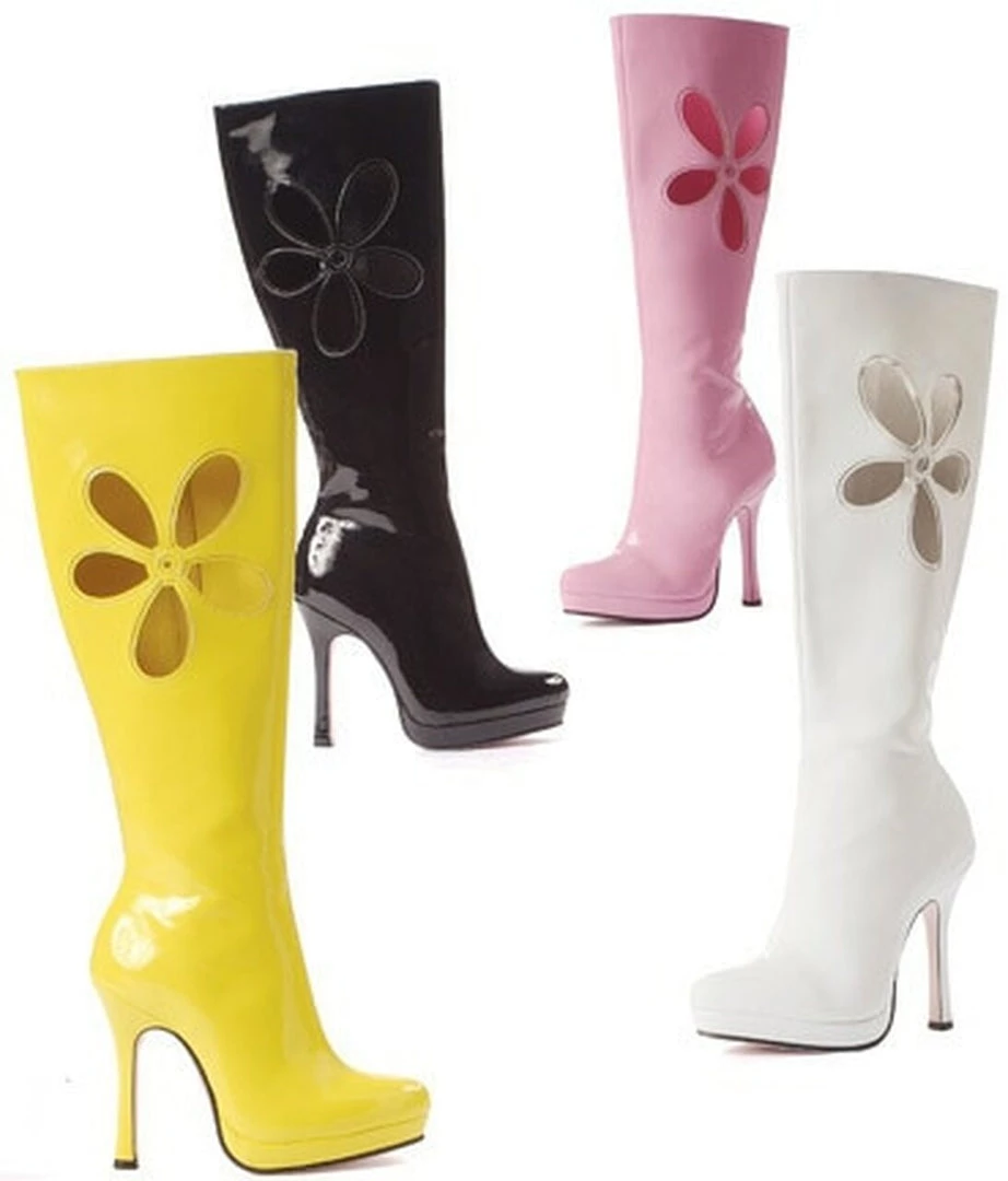 Leg Avenue Shoes Hippie Love Child High Heel Boots 2 Leg Avenue Shoes Hippie Love Child High Heel Boots