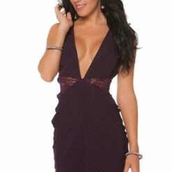 3WISHES Penny Pinstripe Sleeveless Dress Dresses