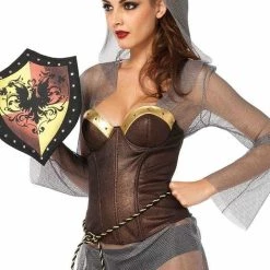 Leg Avenue Barbarian Bustier Costume Top Sexy Halloween Costumes