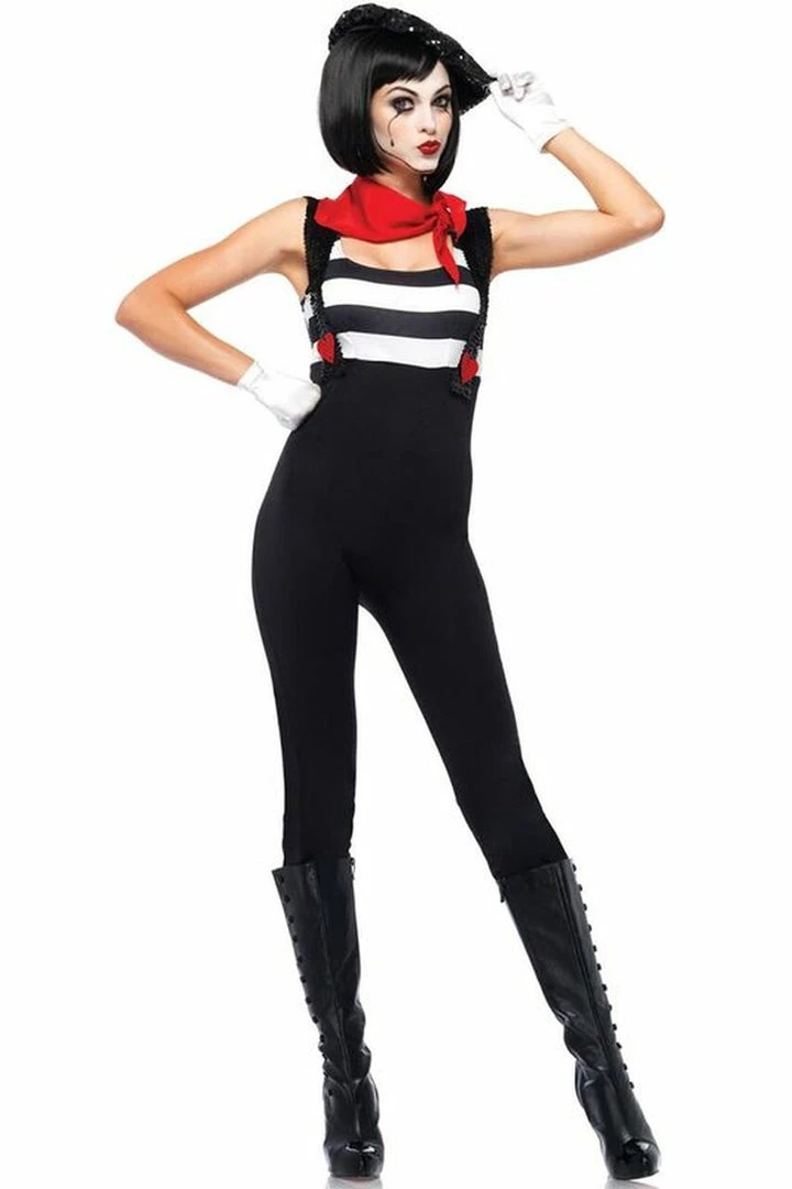 Leg Avenue TV & Movie Costumes Sexy Mime Costume 1 Leg Avenue TV & Movie Costumes Sexy Mime Costume