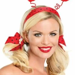 Leg Avenue Ladybug Hair Bow Set Costume Accessory