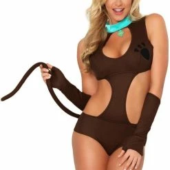 3WISHES Sexy Halloween Costumes Doggy Doo Costume
