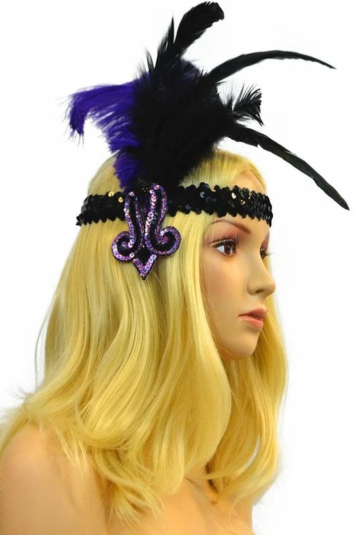 Glitz Teaz Pasties Accessories Flashy Feather Headband 3 Glitz Teaz Pasties Accessories Flashy Feather Headband