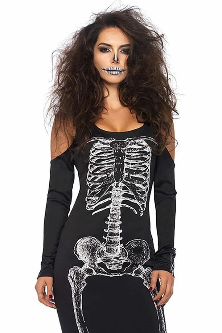 Leg Avenue Skeleton Dress Costume 3 Leg Avenue Skeleton Dress Costume