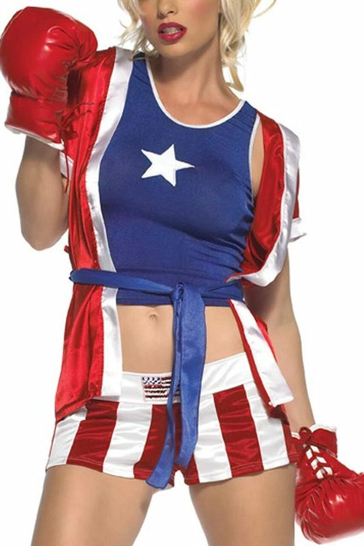 Leg Avenue Knock Out Champ Boxer Costume Sport Costumes 2 Leg Avenue Knock Out Champ Boxer Costume Sport Costumes