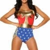 3WISHES Sexy Halloween Costumes American Hero Costume