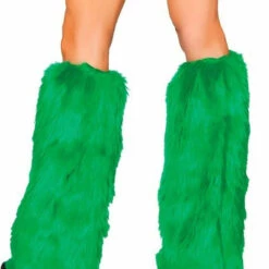 Roma Costume Sexy Fur Boot Covers Music Festival Wear