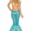 3WISHES Sexy Halloween Costumes Vixen Of The Sea Mermaid Costume